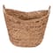 Household Essentials 17.5" Woven Natural Hyacinth Basket with Handles